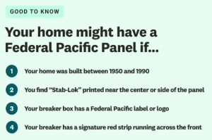 How to check to see if you have a Federal Pacific Electric panel. Barrie Inspections finds these FPE panels in many older homes in Victoria Texas home inspections.