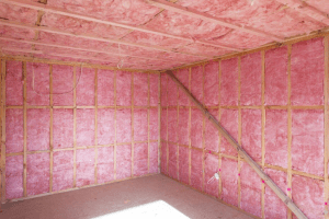 standard fiberglass batt insulation of a home in Victoria Texas, provided by Barrie Inspections in the South Texas Real Estate Market